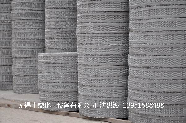 不锈钢丝网波纹填料 丝网填料 丝网波纹填料