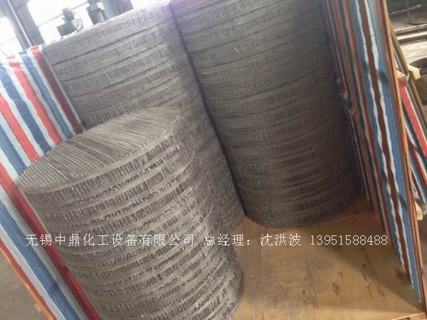 不锈钢丝网波纹填料 丝网填料 丝网波纹填料