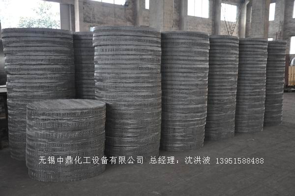 不锈钢丝网波纹填料 丝网填料 丝网波纹填料