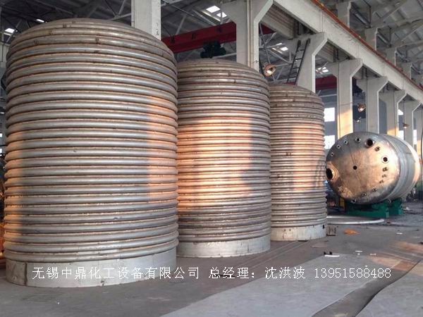 外盘半管加热反应釜 内盘管加热反应釜