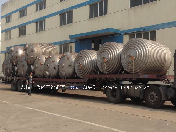 外盘半管加热反应釜 内盘管加热反应釜