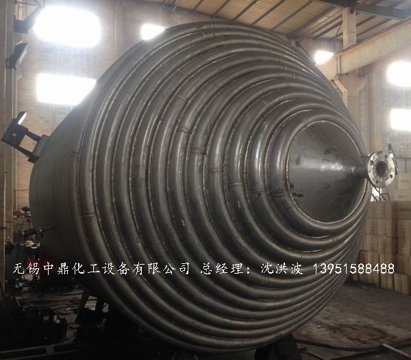 外盘半管加热反应釜 内盘管加热反应釜