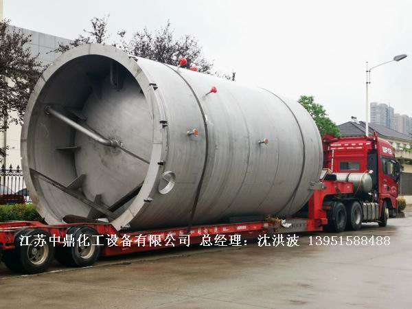 90立方不锈钢立式储罐发货