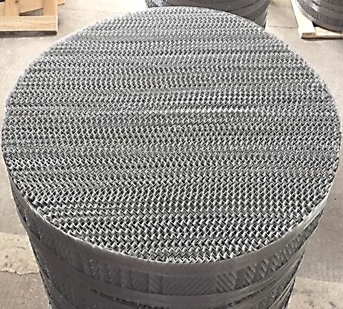 bx500型丝网波纹填料 500型丝网波纹填料 BX500型填料